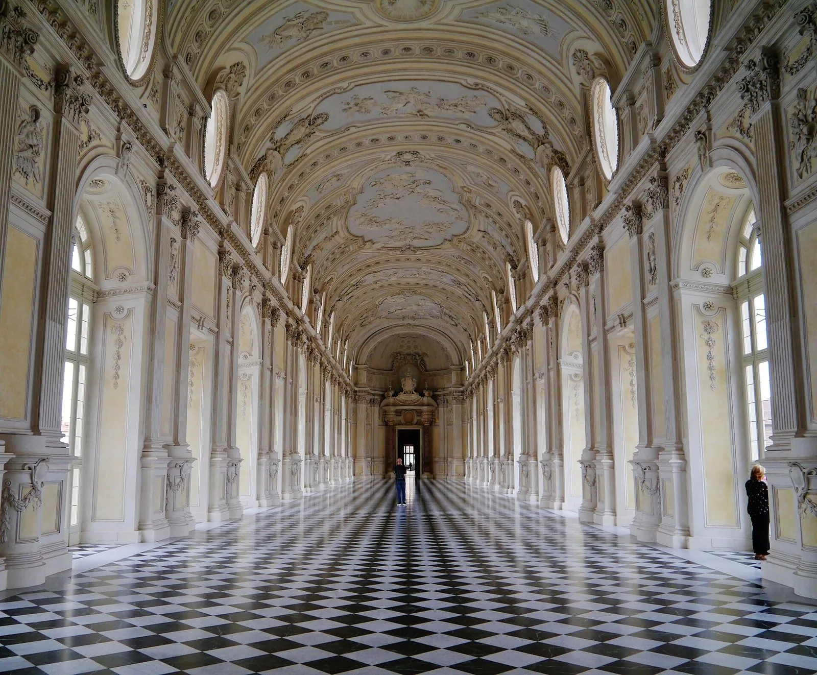 La Galleria Grande della Reggia di Venaria Reale, progettata da Filippo Juvarra